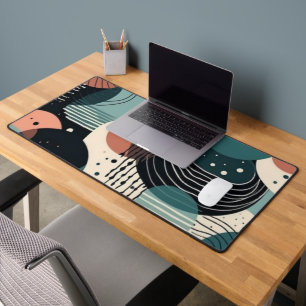 Minimal Abstract Seamless Pattern - Geometric (8) Desk Mat