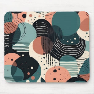 Minimal Abstract Seamless Pattern - Geometric (8) Mouse Mat