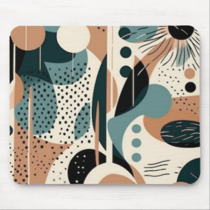Minimal Abstract Seamless Pattern - Geometric (9) Mouse Mat