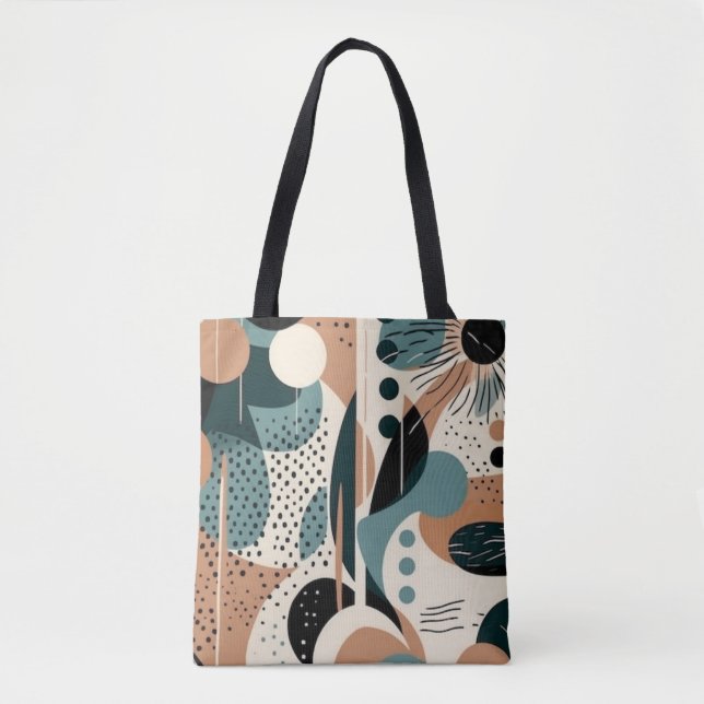 Minimal Abstract Seamless Pattern - Geometric (9) Tote Bag (Front)