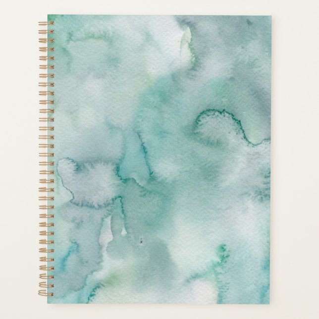 Minimal Abstract Watercolor Planner Journal (Front)