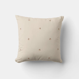 Minimal Acorn Pattern Pillow
