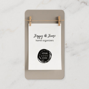 Minimal Add Your Logo Organisation Business Card