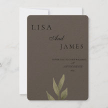 MINIMAL AESTHETIC WEDDING INVITATION