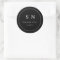 Minimal and Chic | Black Wedding Monograms