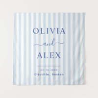 Minimal and Chic Blue French Personalised Wedding