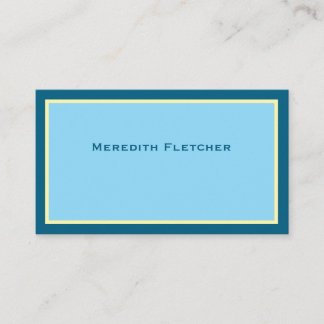 minimal and chic Business Card