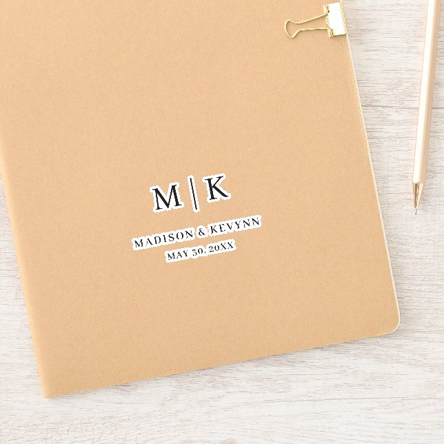 Minimal and Chic | Wedding  (Notebook)