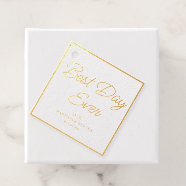 Minimal and Chic | Wedding  Favour Tags (With Box)