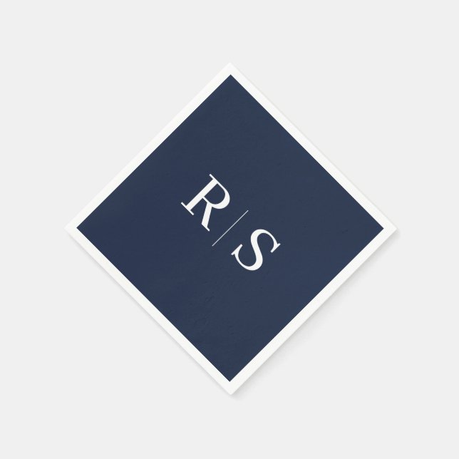 Minimal and Chic | Wedding Napkin (Corner)