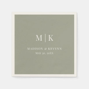 Minimal and Chic   Wedding Napkins