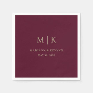 Minimal and Chic | Wedding Napkins