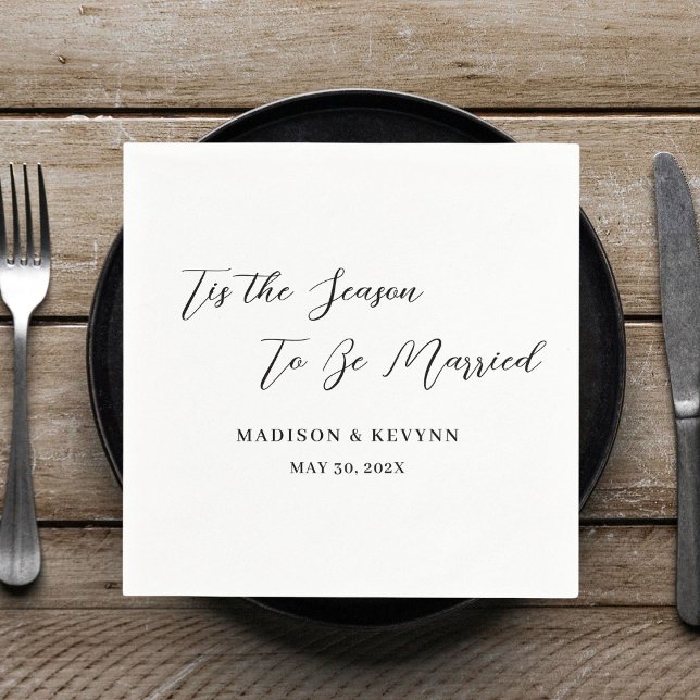 Minimal and Chic | Wedding Napkins (Creator Uploaded)