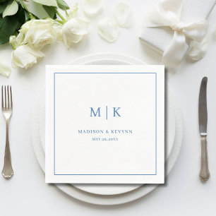 Minimal and Chic    Wedding Napkins