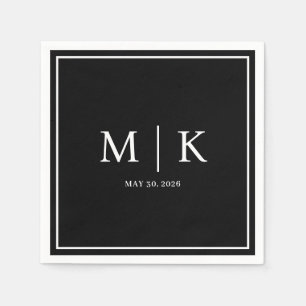 Minimal and Chic   Wedding Napkins