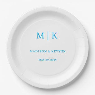 Minimal and Chic Wedding Napkins Paper Plate