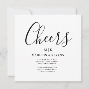 Minimal and Chic Wedding Save The Date