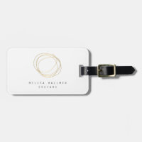 Minimal and Modern Gold Designer Scribble Logo