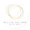 Minimal and Modern Gold Designer Scribble Logo
