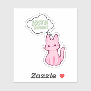 Minimal and Moody Sticker 