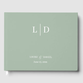 Minimal and Simple Personalised Wedding Guest Book