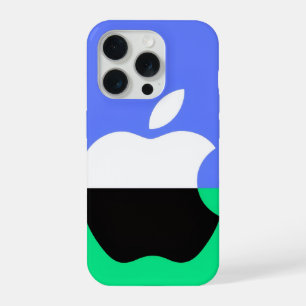 Minimal Apple-Style Colour Block Phone Sticker iPhone 15 Pro Case