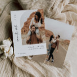 Minimal Arch Save The Date Script Photo Card<br><div class="desc">Our minimal arch save the date wedding announcement photo card features elegant script and classic typography - the perfect way to have your friends and family save the date of your wedding day.</div>