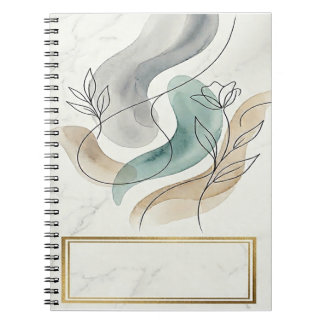 minimal art notebook