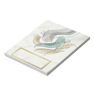 minimal art notepad