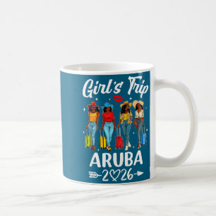 Minimal Aruba Girls Trip 2026 Birthday Coffee Mug