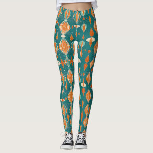 Minimal Atomic Drops Design Leggings