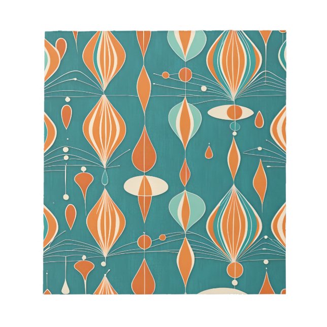 Minimal Atomic Drops Design Notepad (Front)