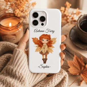 Minimal Autumn Fairy – Personalised iPhone 15 Pro Max Case