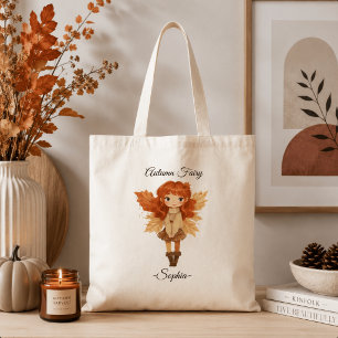 Minimal Autumn Fairy – Personalised Tote Bag