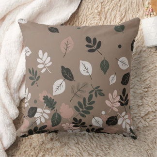 Minimal Autumn Leaves Cushion