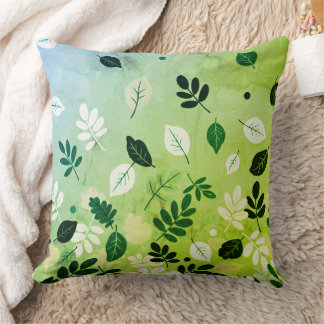 Minimal Autumn Leaves Cushion