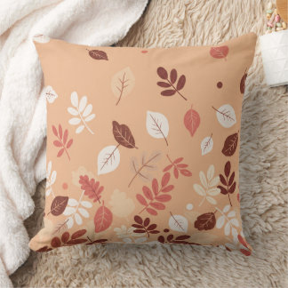 Minimal Autumn Leaves Cushion