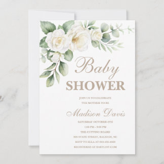 Minimal Baby Shower Invitation