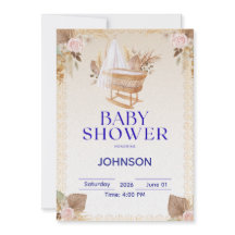 Minimal Baby Shower Invitation | Modern Neutral