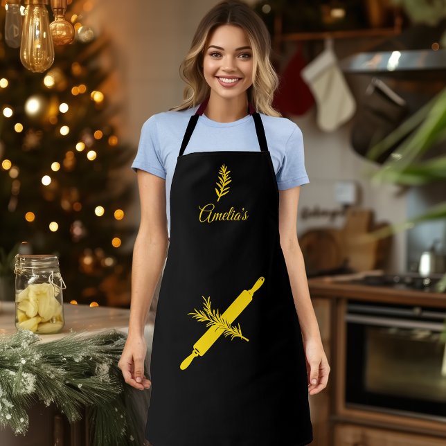 Minimal Baking Icon for Modern Home Kitchens Apron (Creator Uploaded)