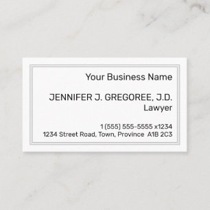 Minimal, Basic, Professional Business Card