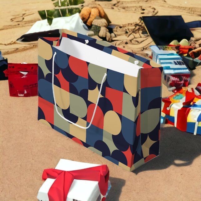 Minimal Bauhaus Style Large Gift Bag (Creator Uploaded)