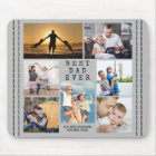 Minimal BEST DAD EVER Photo Collage Personalised