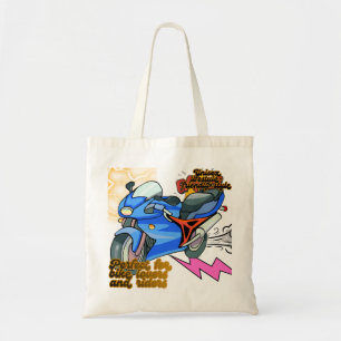 Minimal Bike Art Graphic –Motorcycle Party Tote Bag