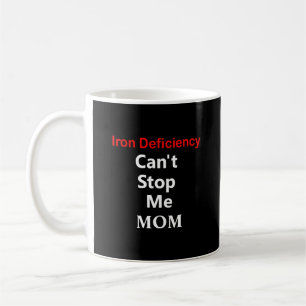 minimal black and white Anaemia Iron Deficiency Coffee Mug