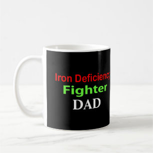 minimal black and white Anaemia Iron Deficiency Coffee Mug