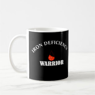 minimal black and white Anaemia Iron Deficiency Coffee Mug