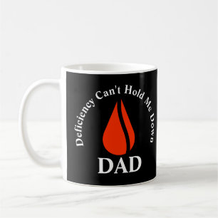 minimal black and white Anaemia Iron Deficiency Coffee Mug