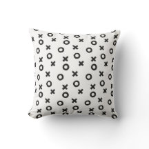 Minimal Black and White Zero Cross Pattern