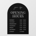Minimal Black Arch Business Logo Opening Times